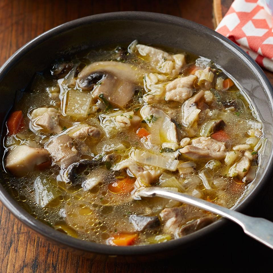 Chicken Barley Mushroom Soup Sherry Baby Recipes